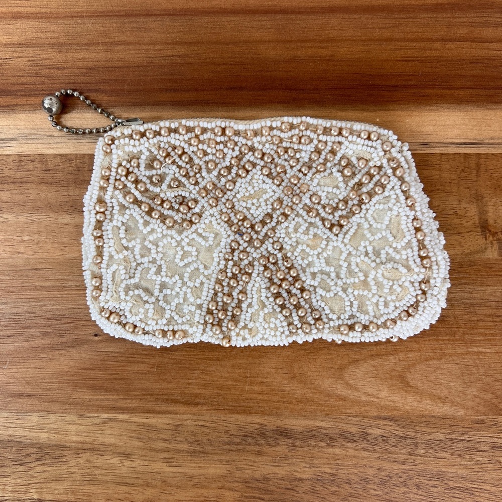 Vintage beaded coin purse